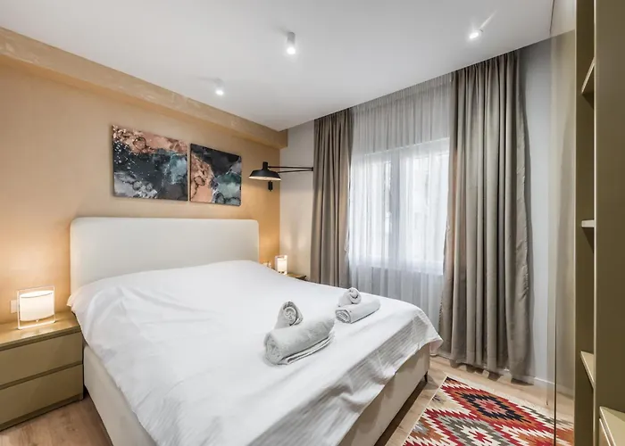 公寓 Pazari I Ri - 1 Bedroom Loft 地拉那