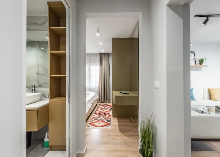 公寓 Pazari I Ri - 1 Bedroom Loft 地拉那